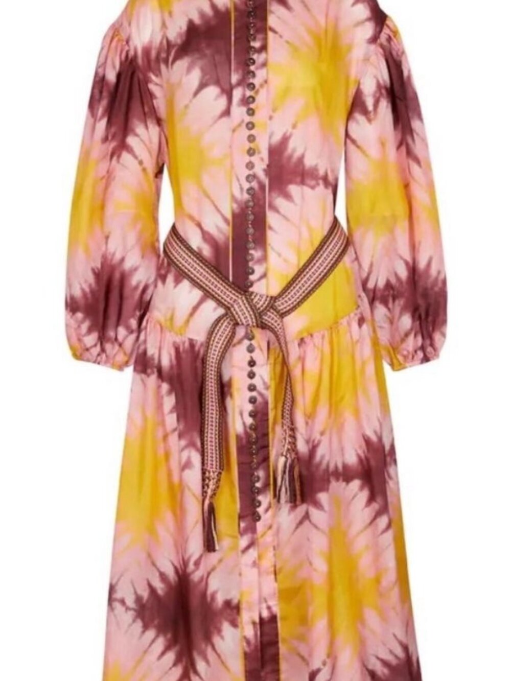 Zimmermann tie dye print dress in pink combination and size 1 or US. 4/6
